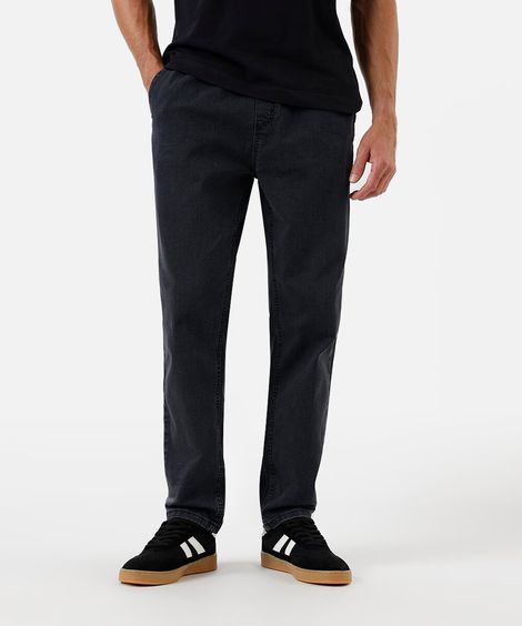 calça jogger masculina jeans preta