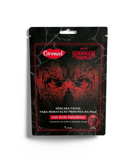 máscara facial carmed stranger things