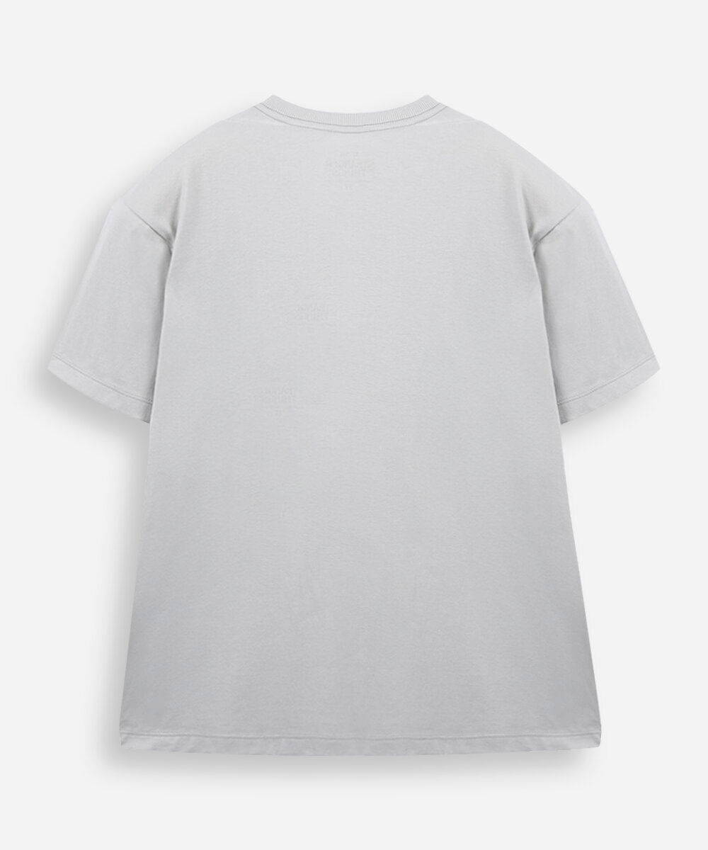 camiseta juvenil de algodão stranger things cinza