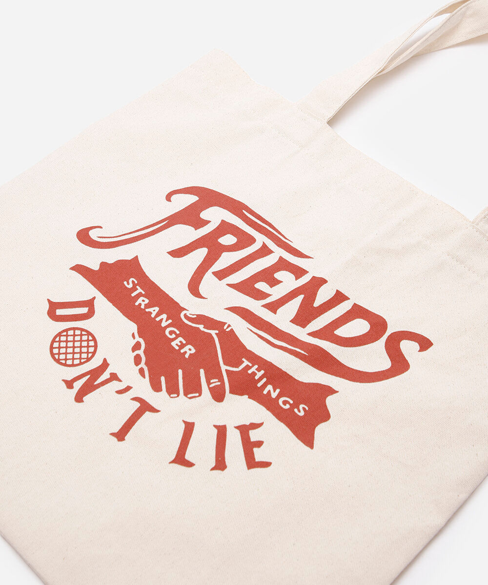 ecobag de algodão stranger things bege