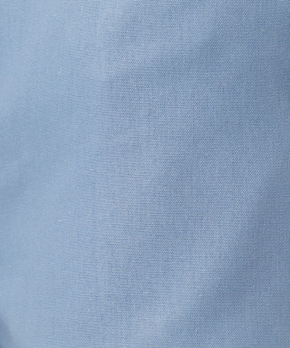 short de alfaiataria feminino com linho mindset azul