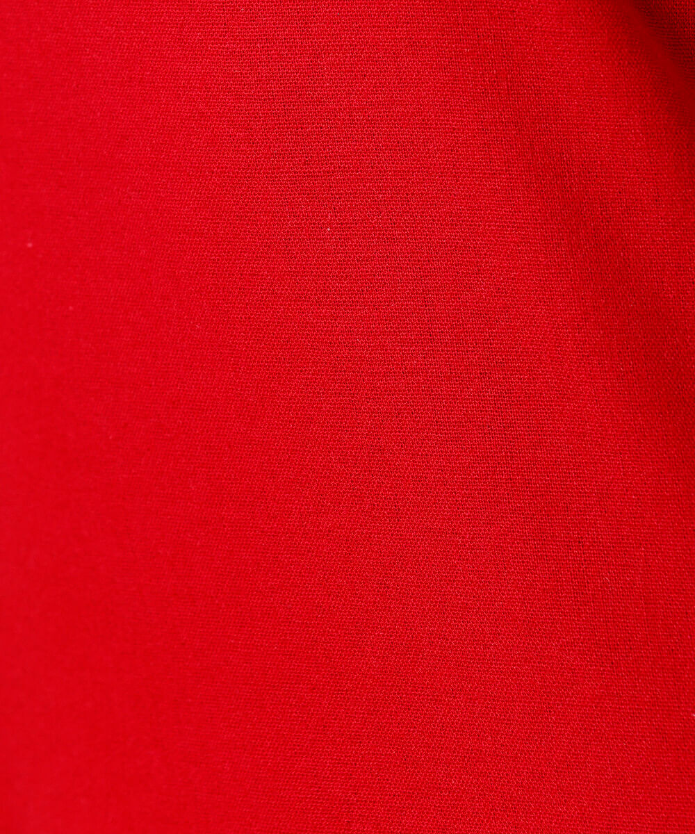 vestido longo sem alça feminino com linho e fenda mindset vermelho
