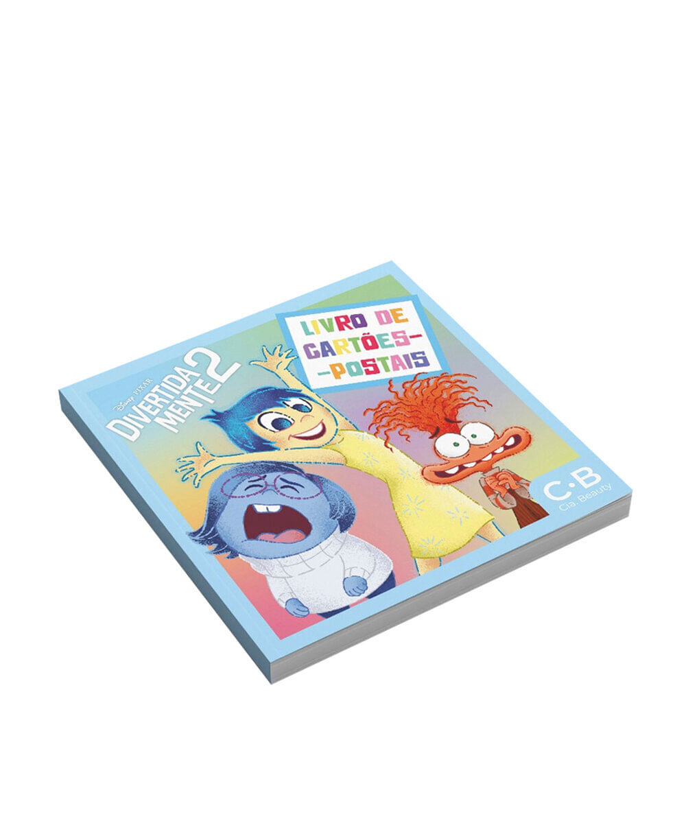 kit de lip oil alegria e ansiedade divertidamente com livro