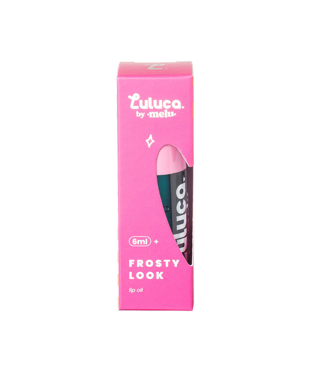 gloss labial luluca by melu lip oil frosty look