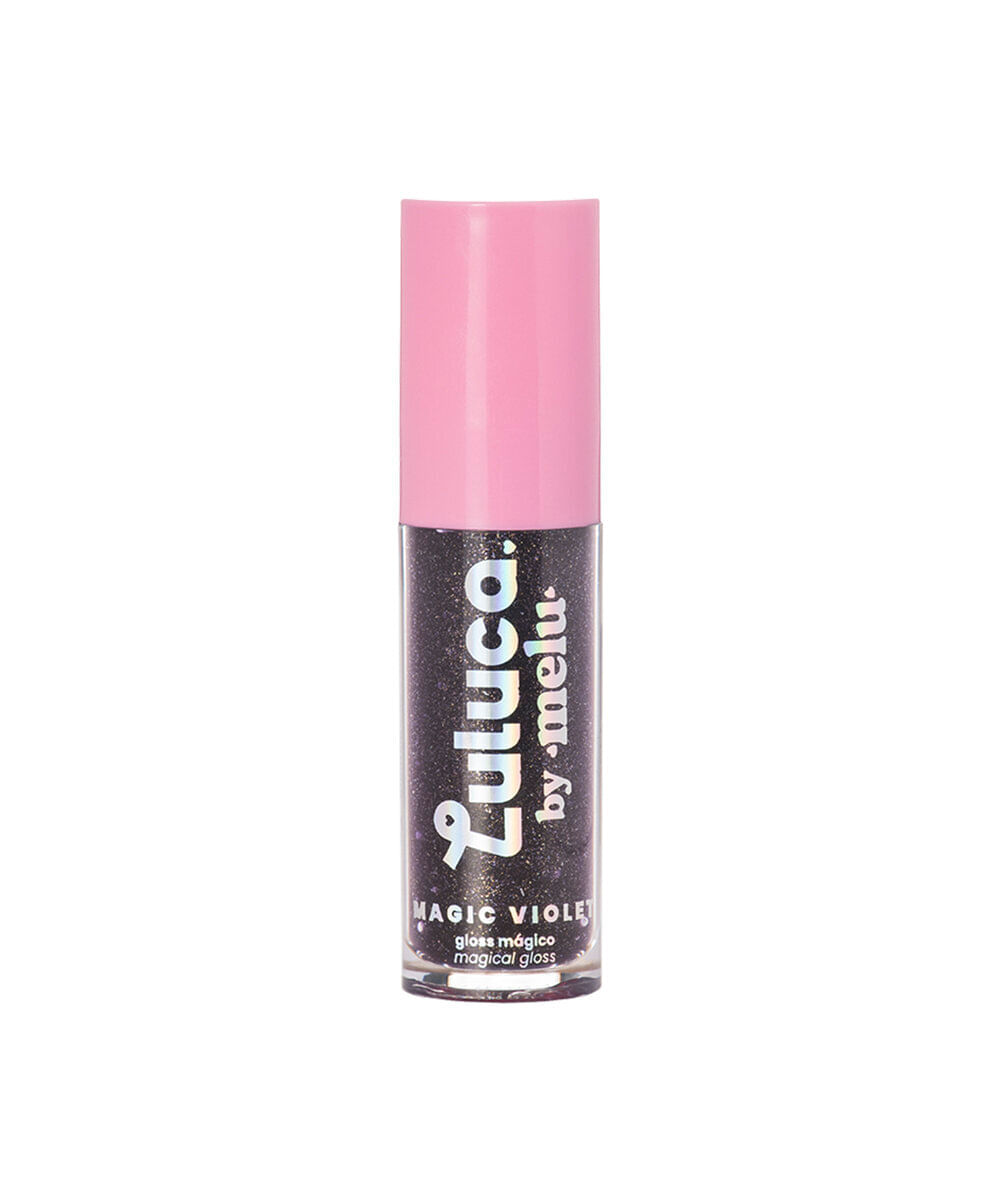 gloss labial luluca by melu mágico magic violet