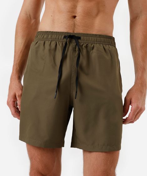 short masculino esportivo cós duplo verde