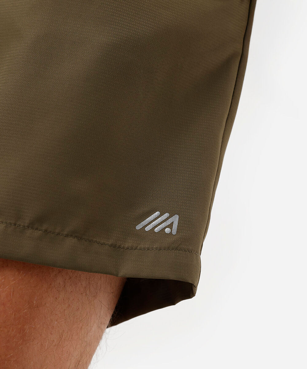 short masculino esportivo cós duplo verde