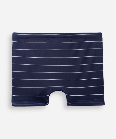 sunga boxer infantil listrada azul