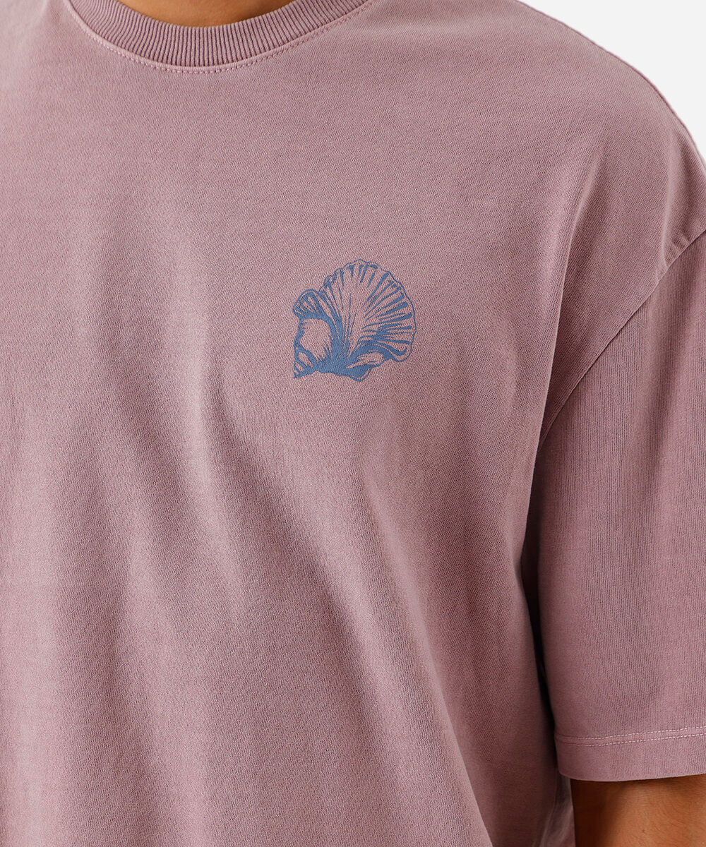 camiseta masculina de algodão estonada estampada rosa