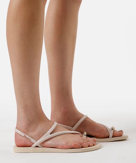 rasteirinha ipanema glam bege