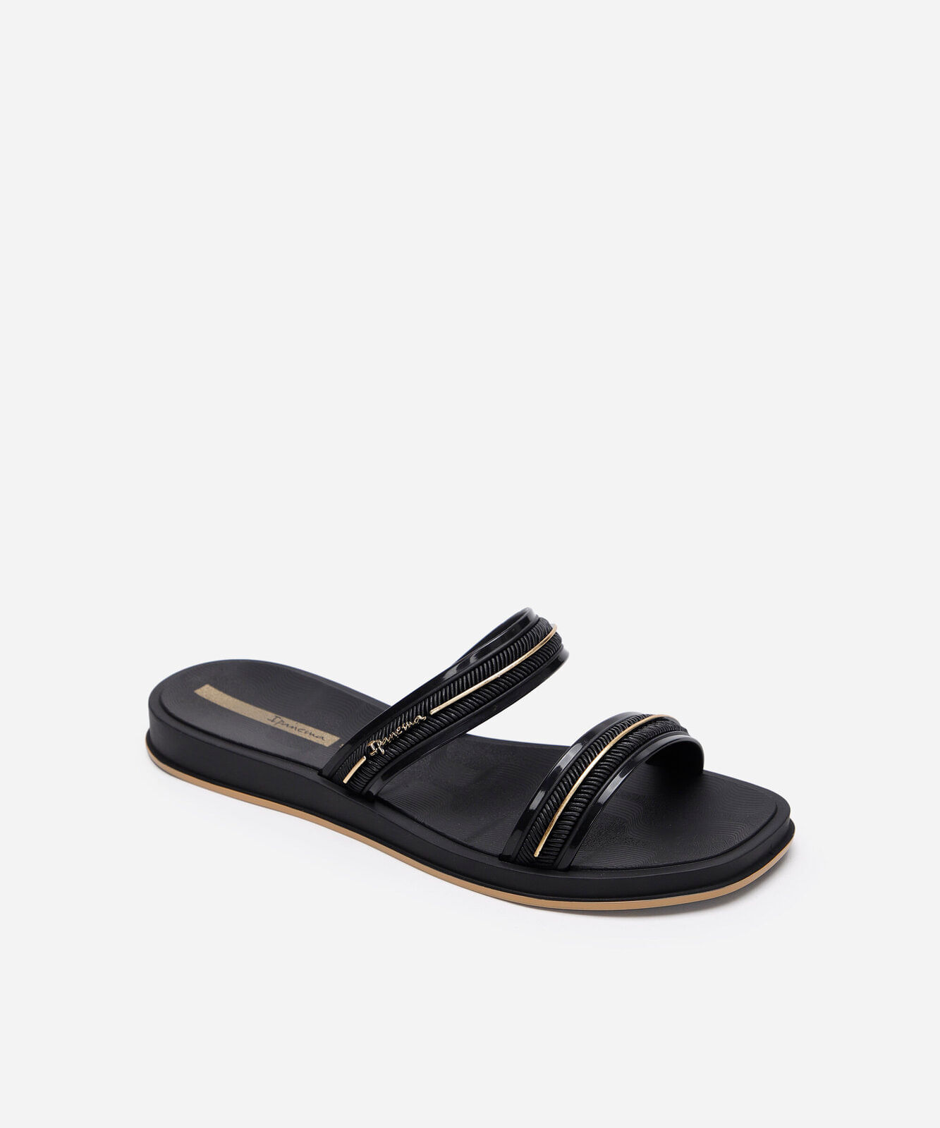 chinelo slide ipanema glow preto