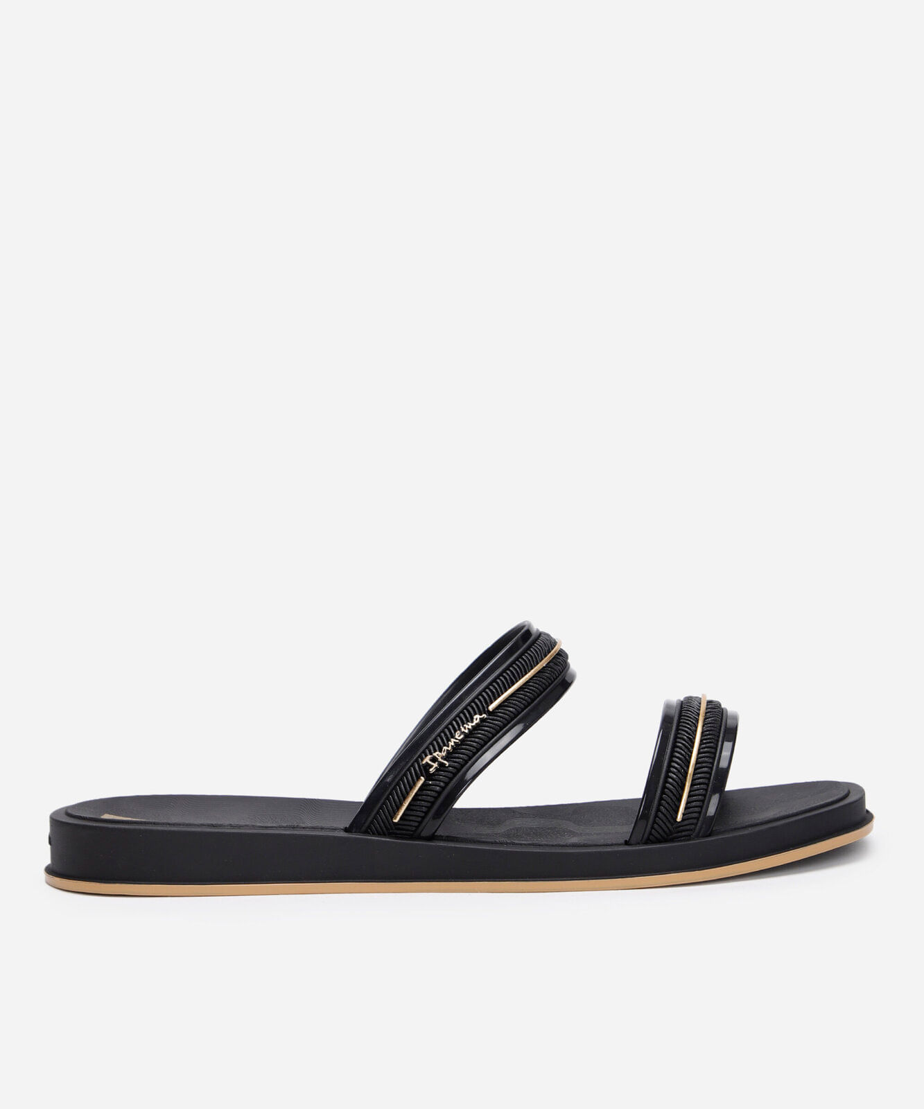 chinelo slide ipanema glow preto