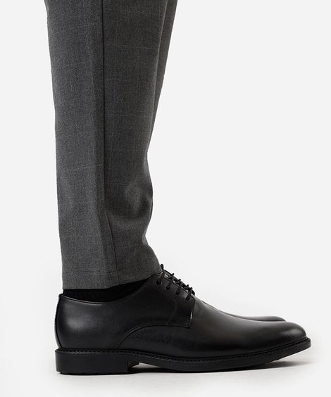 sapato social de couro oneself preto