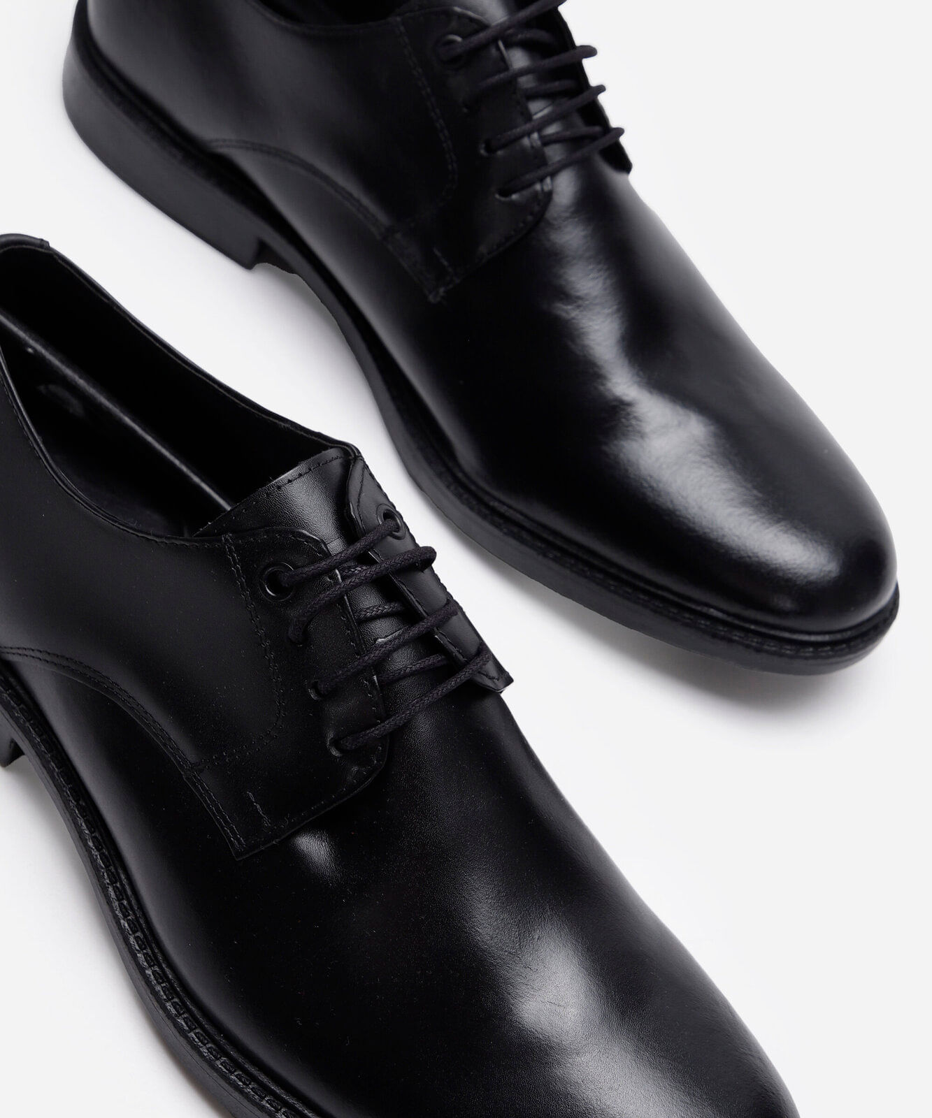 sapato social de couro oneself preto