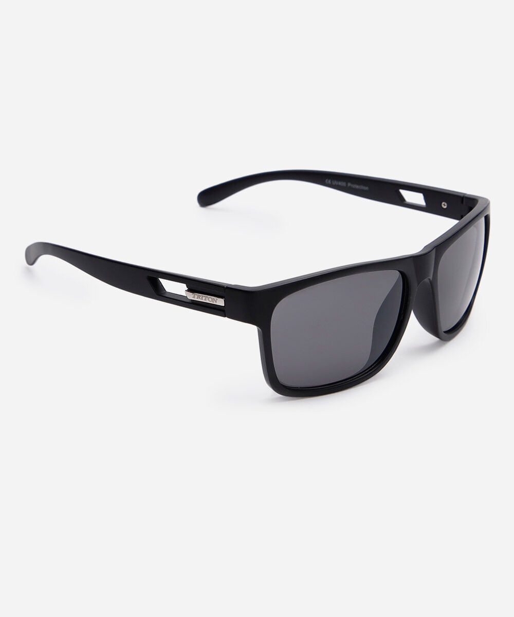 óculos de sol quadrado triton preto