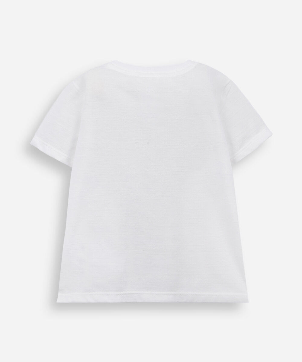 camiseta infantil patrulha canina off white