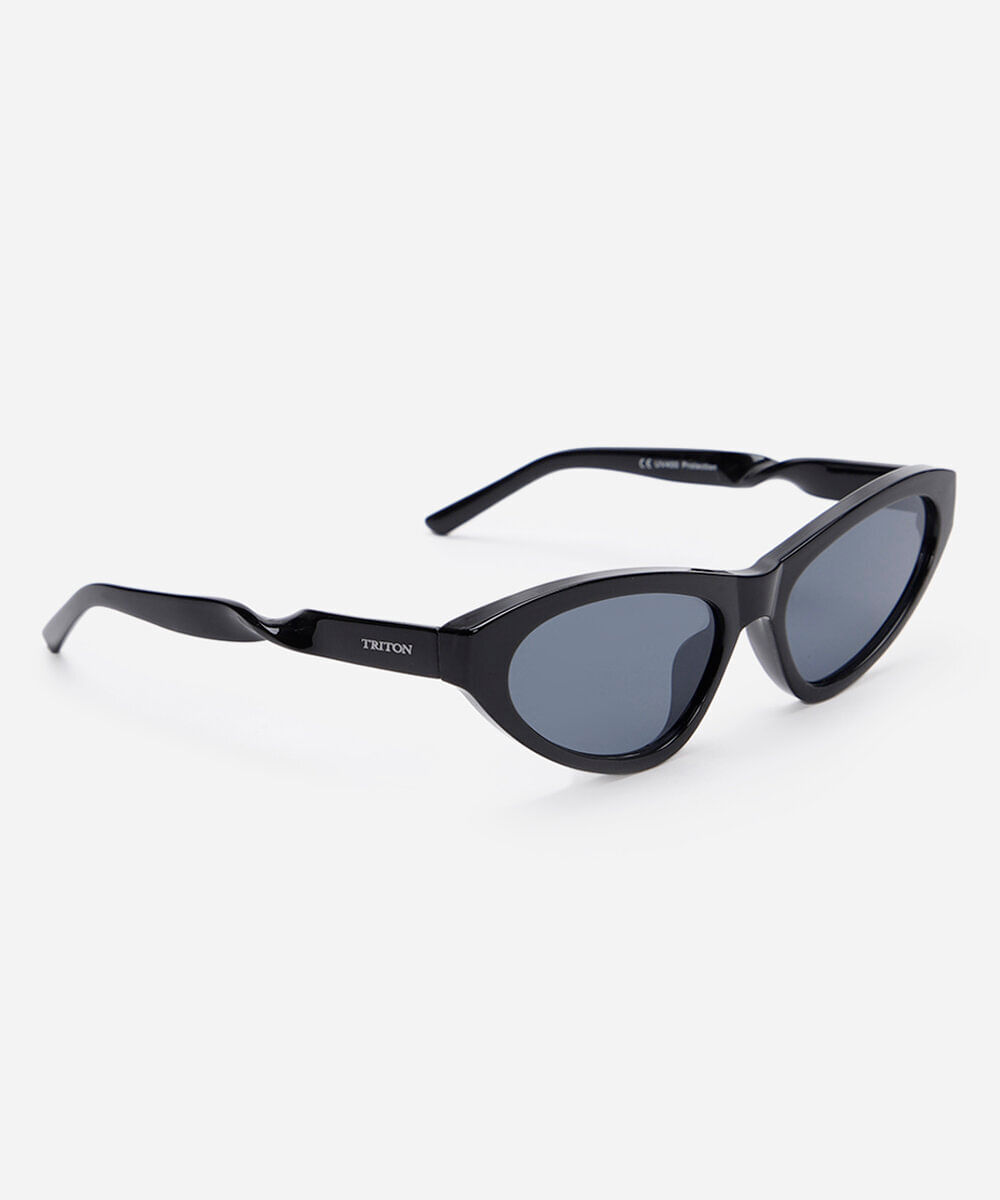 óculos de sol gatinho triton preto
