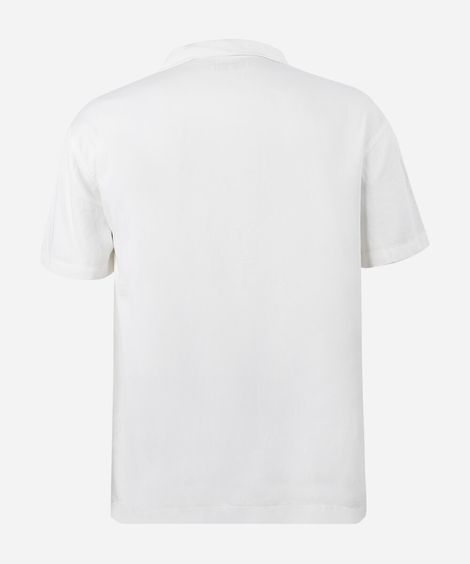 camisa juvenil oversized off white