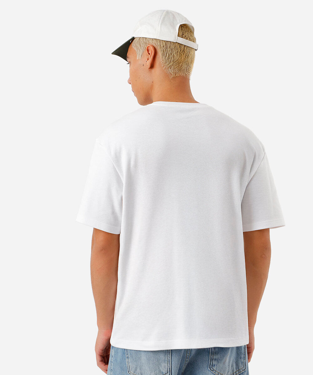 camiseta relaxed masculina manga curta star wars off white