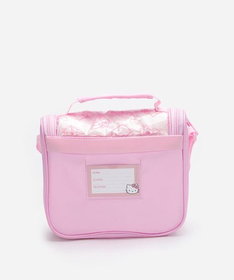 lancheira infantil hello kitty rosa