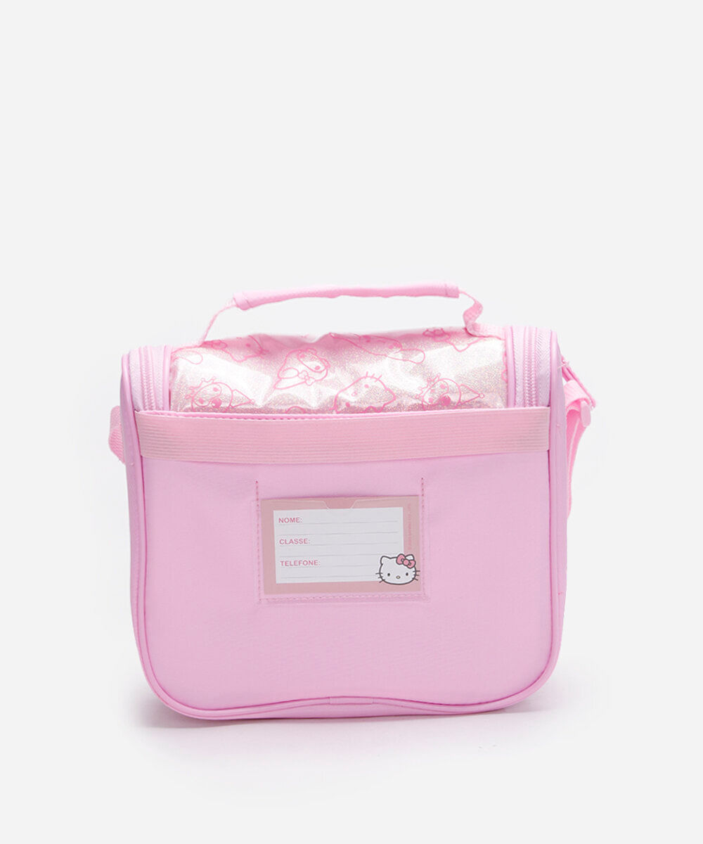 lancheira infantil hello kitty rosa