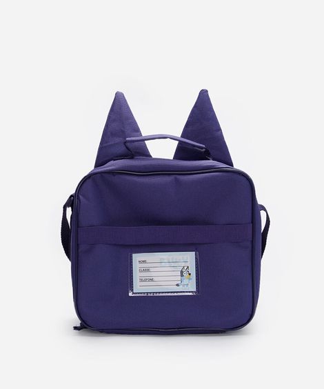 lancheira infantil bluey azul