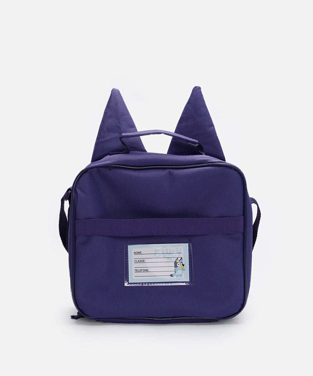 lancheira infantil bluey azul