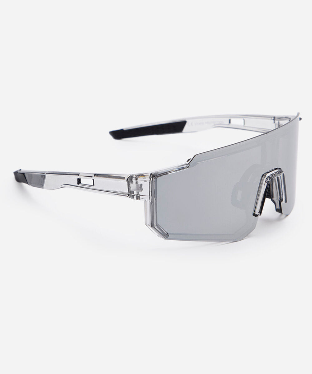 óculos de sol esportivo ace unissex cinza