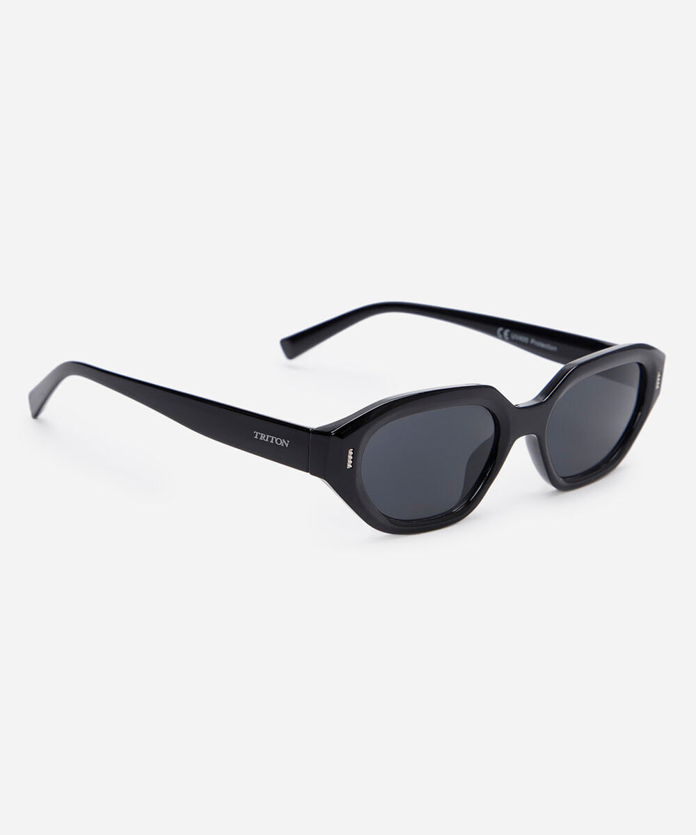 óculos de sol oval triton preto