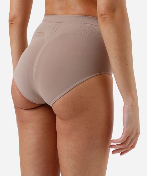 calcinha modeladora feminina plié bege