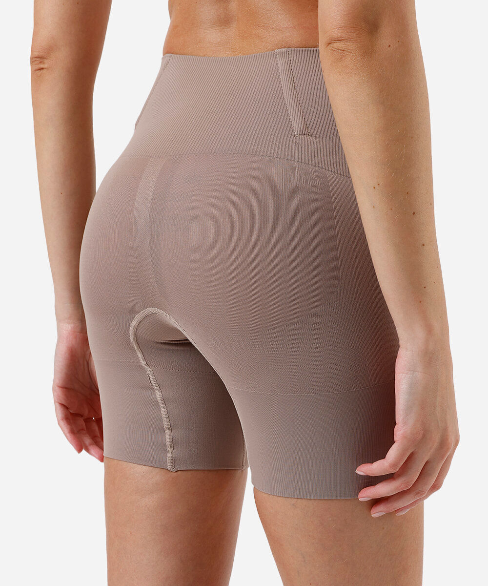 bermuda modeladora feminina plié bege