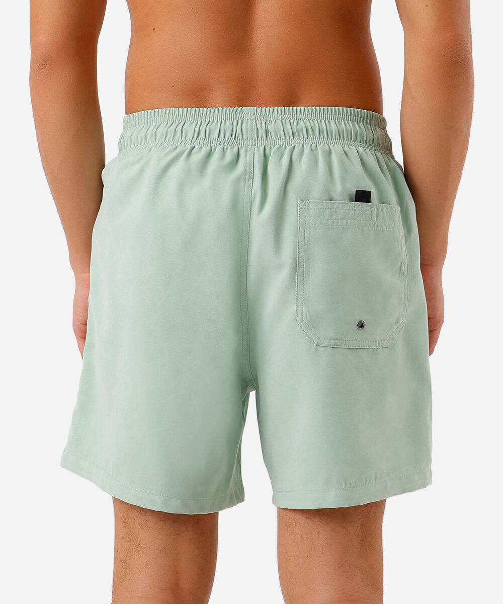 bermuda masculina em suede com bolsos elástico e cordão verde
