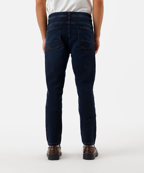 calça skinny masculina jeans azul