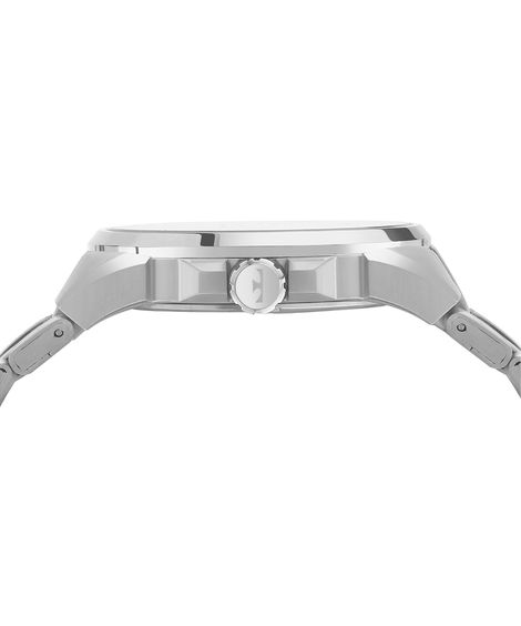 relógio masculino technos analógico 2115tzt1a prateado