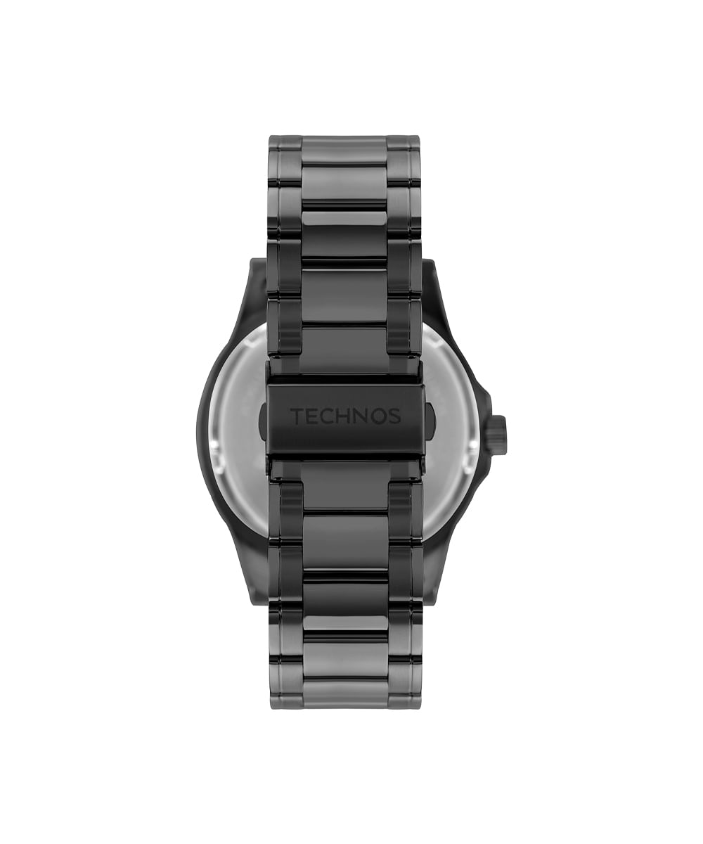 relógio masculino technos analógico 2115ubh1p preto