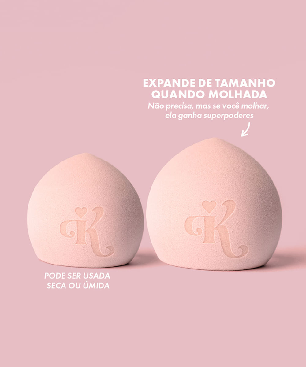 esponja para maquiagem karen blender by karen bachini