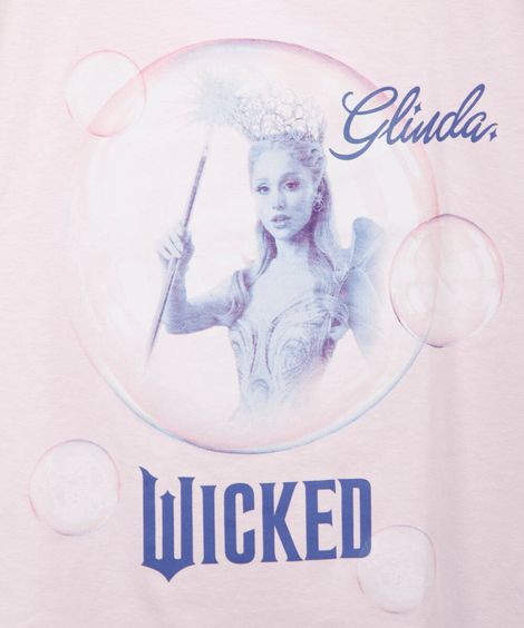 cropped oversized juvenil em algodão rosa