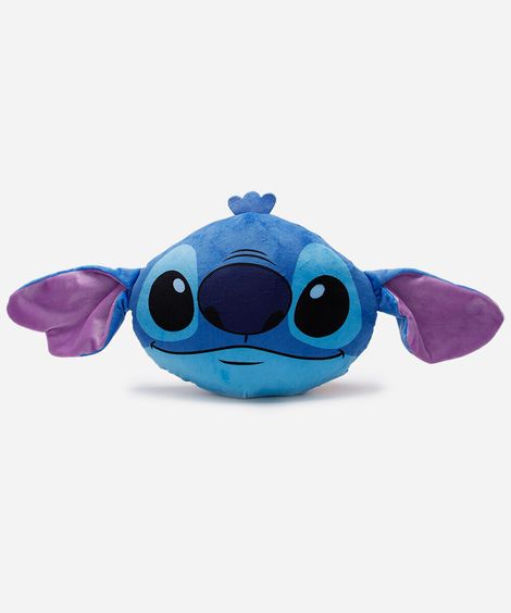 almofada stitch azul