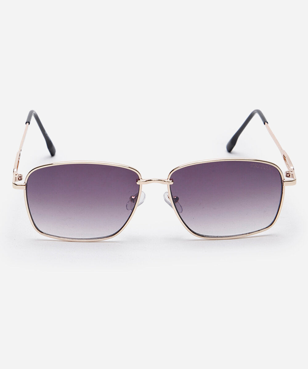 óculos de sol quadrado triton dourado