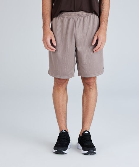 bermuda masculina texturizada marrom