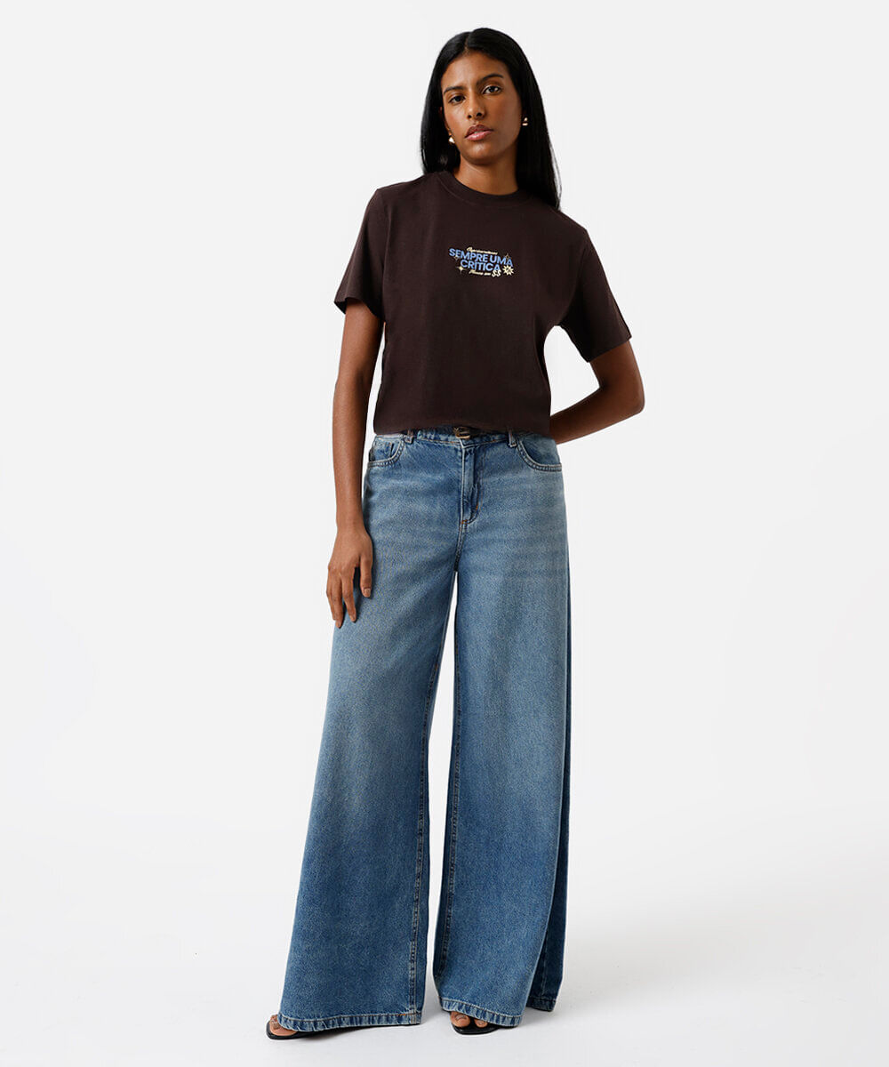camiseta feminina de algodão signo capricórnio márcia sensitiva marrom