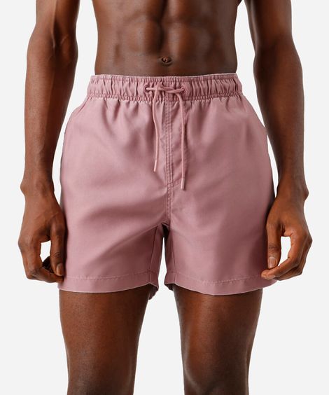 short jogger masculino estonado rosa