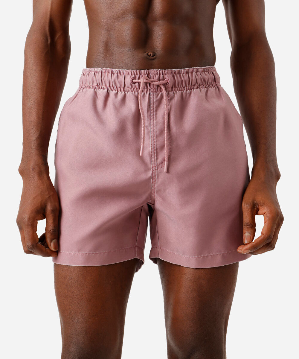 short jogger masculino estonado rosa