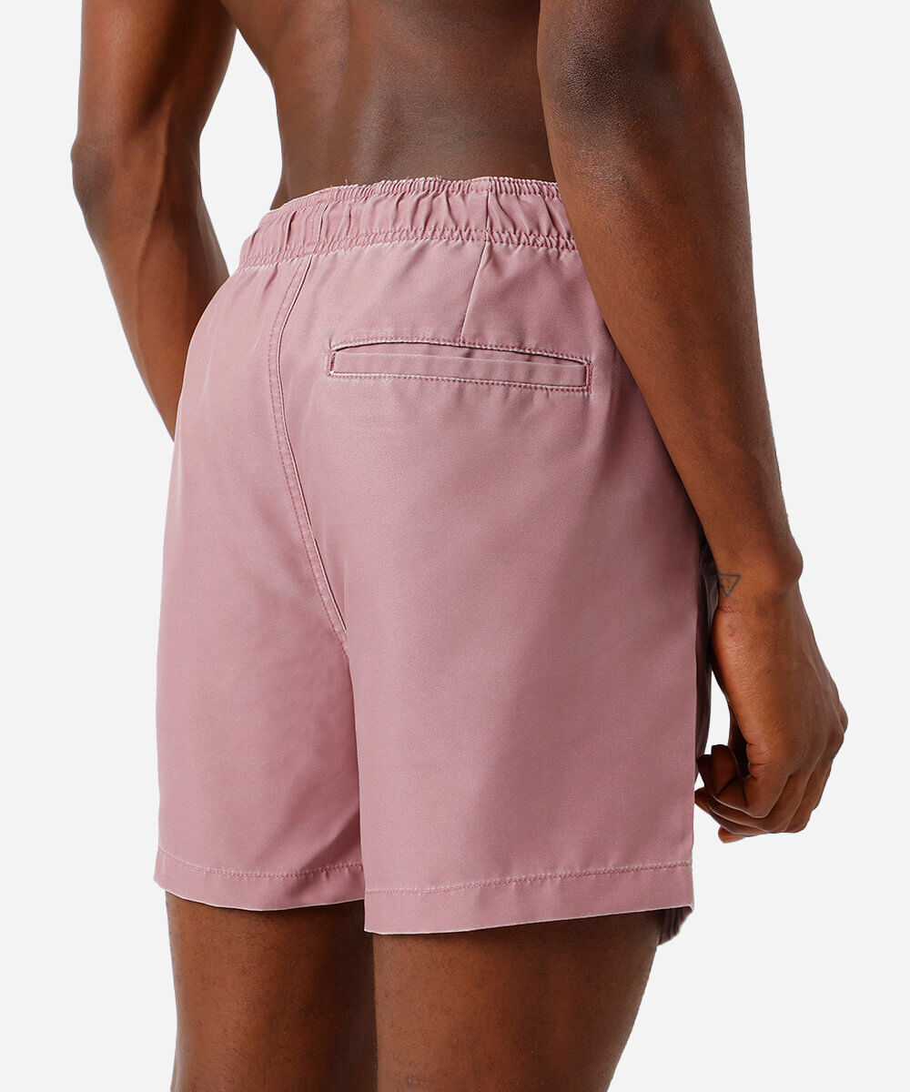 short jogger masculino estonado rosa