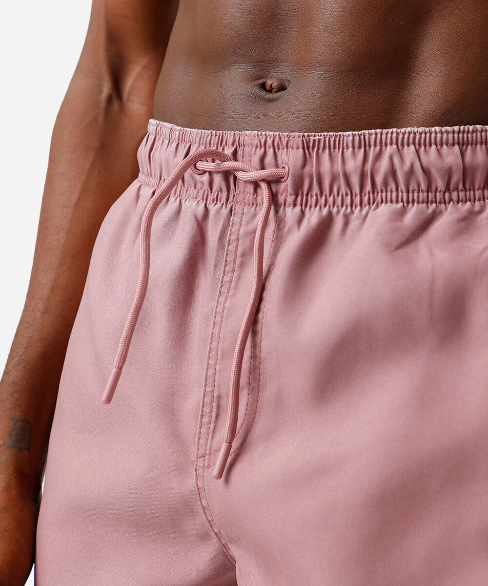 short jogger masculino estonado rosa