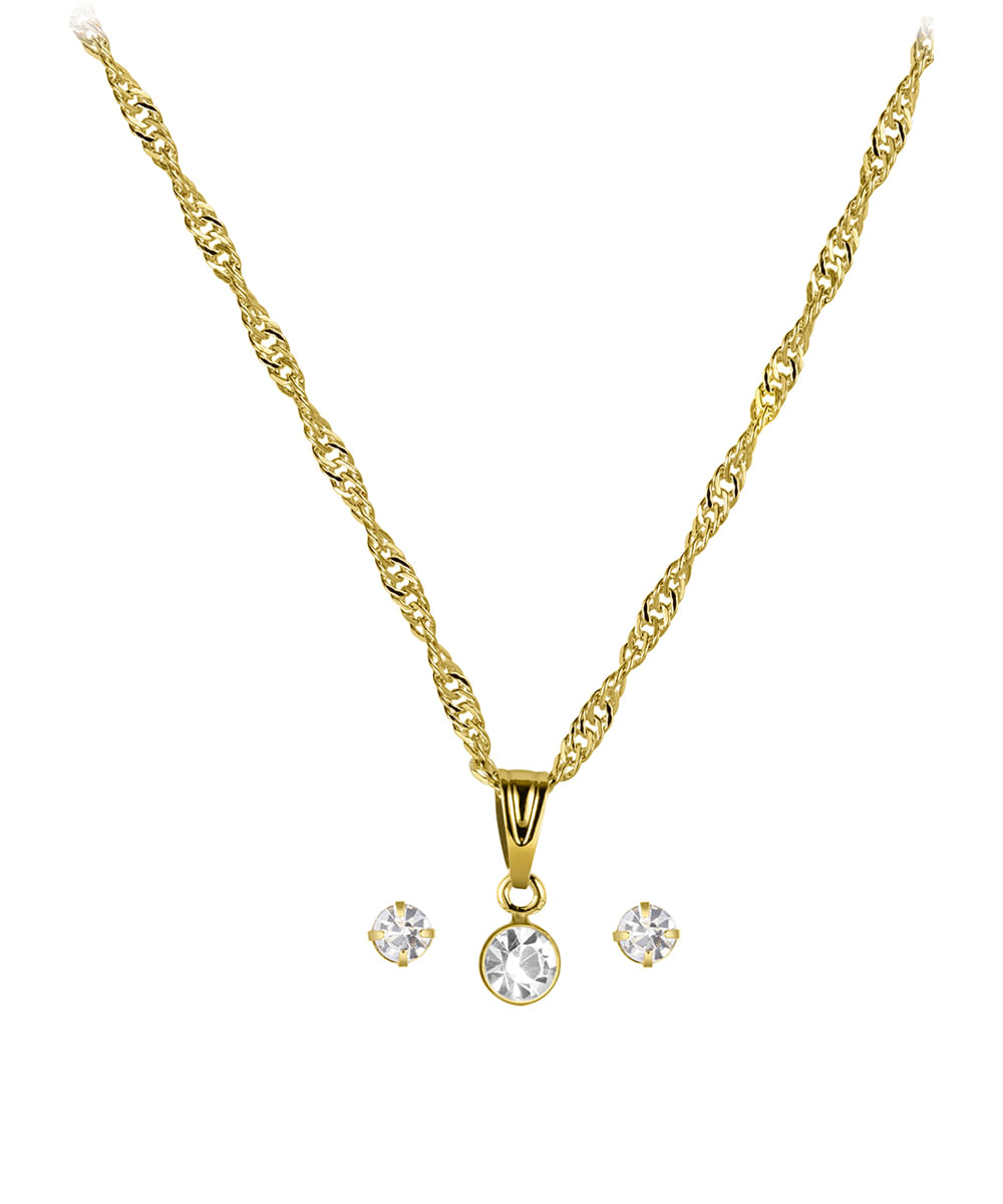 kit relógio feminino lince analógico lrg4829l36 kae3c1kx dourado