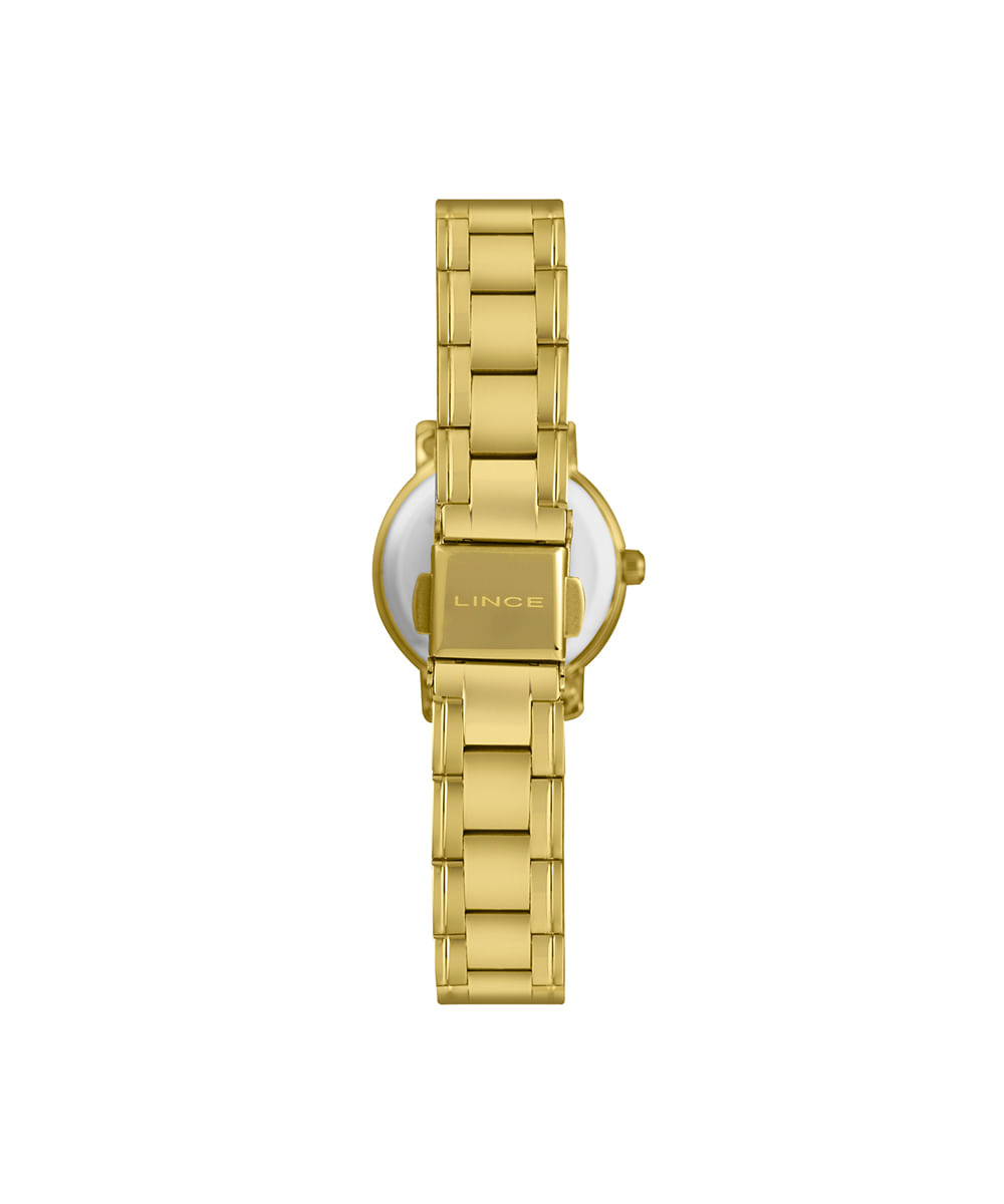 kit relógio feminino lince analógico lrgh270l25 kbrjb2kx dourado