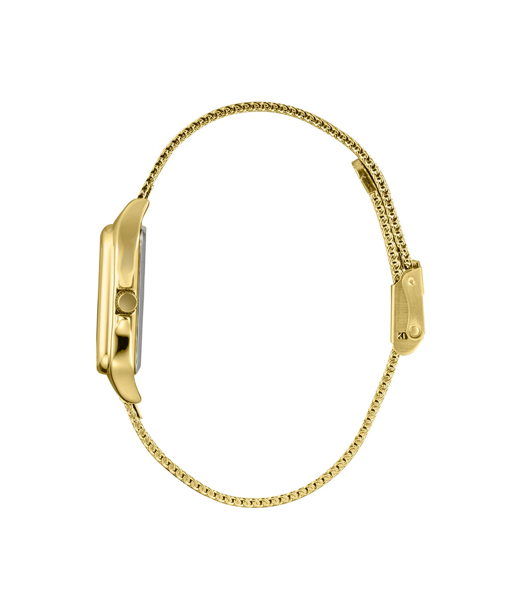 kit relógio feminino lince analógico lqgm057l30 kadxp3kx dourado