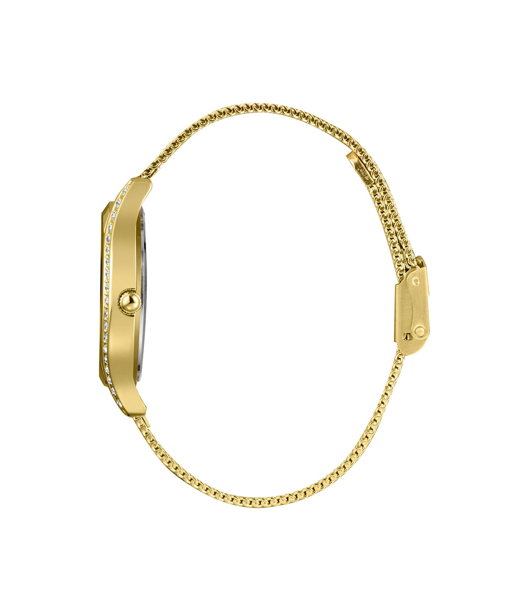 kit relógio feminino lince analógico lrgm059l36 kaeds1kx dourado