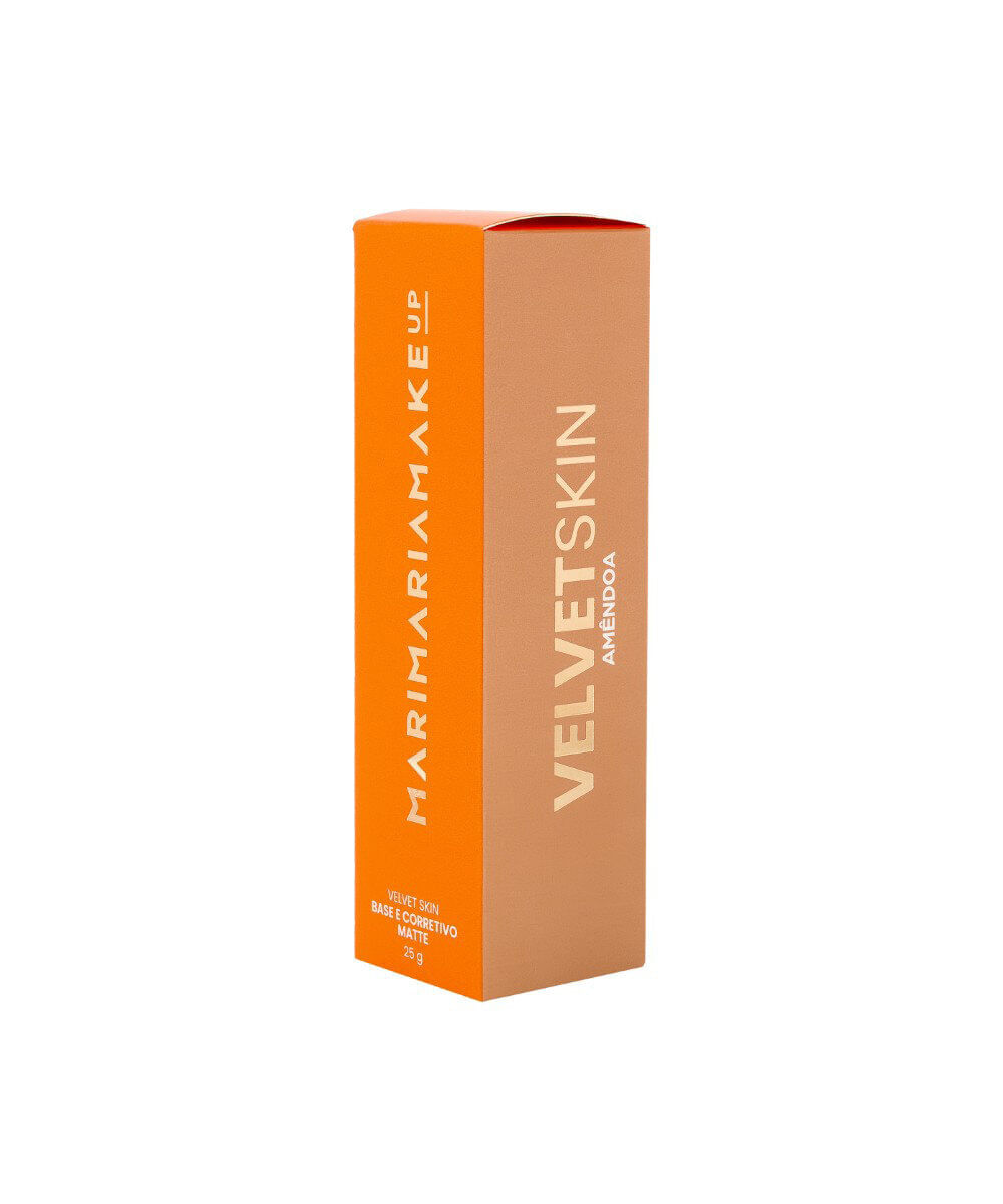base e corretivo mari maria matte velvet skin amêndoa